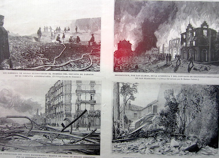 Santander a cazut victima unui mare incendiu in 1941